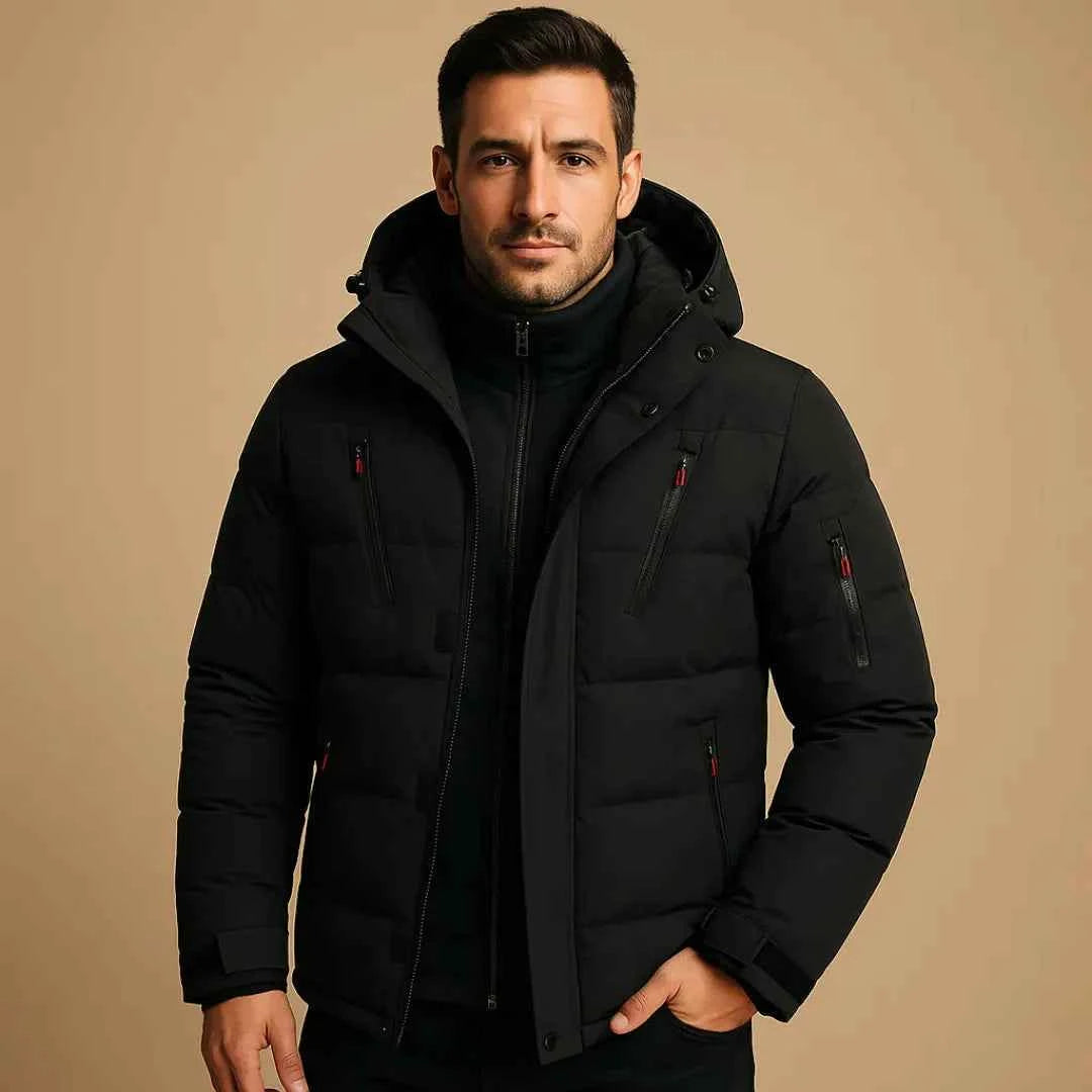 Men's Winter Waterproof Jacket Black
