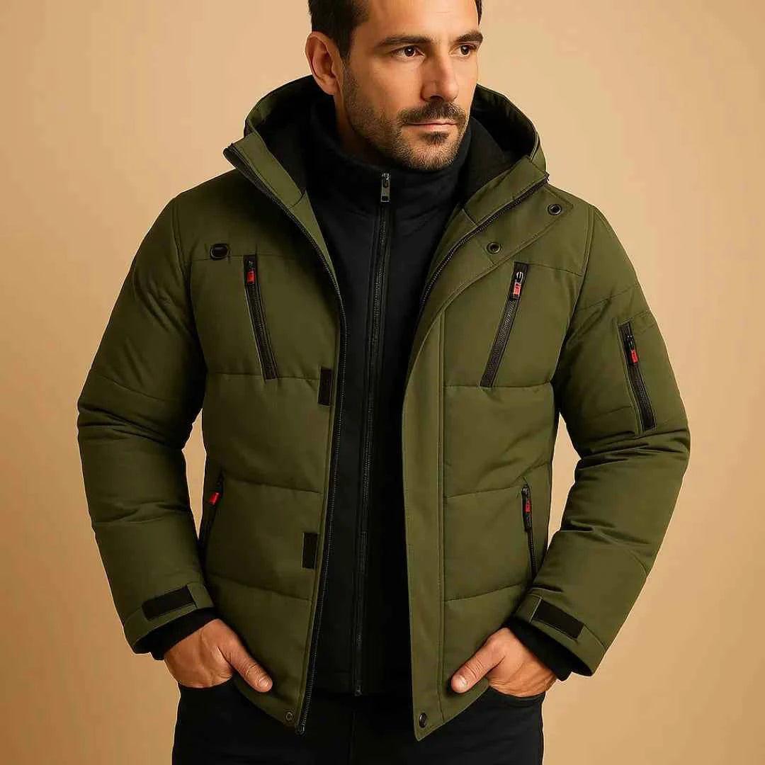 Men's Winter Waterproof Jacket Green