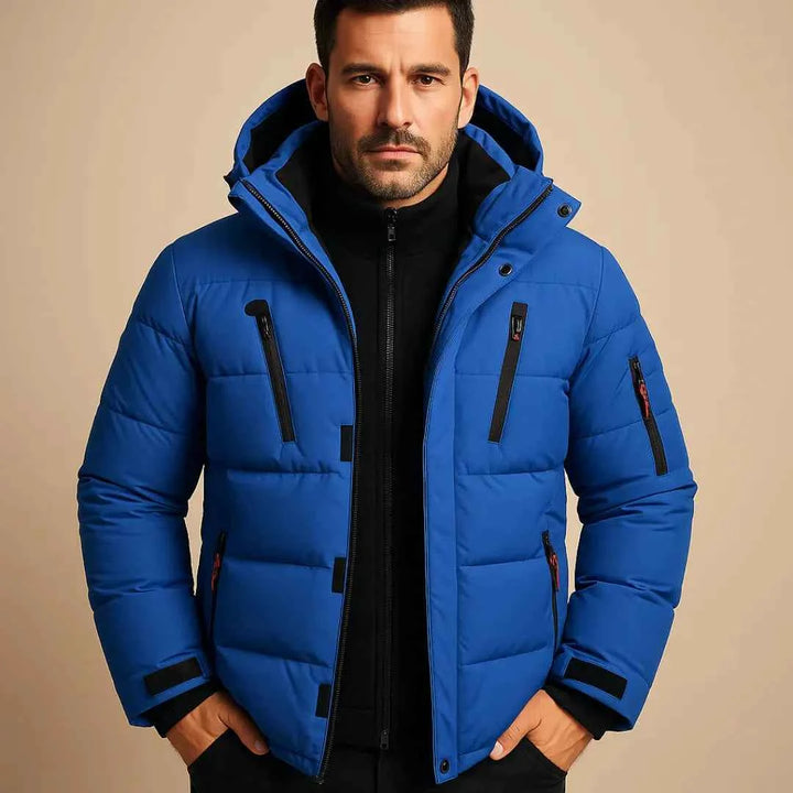 Men's Winter Waterproof Jacket Blue