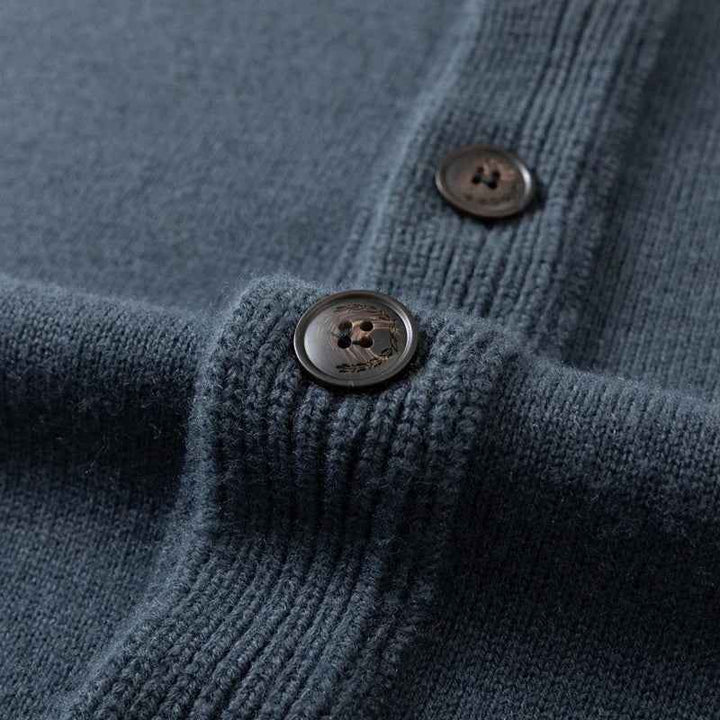 Men's Wool Cardigan - Cozy and Stylish Knitwear