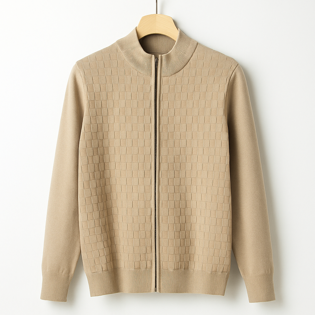 Men's Zip Cardigan - Stylish and Comfortable
