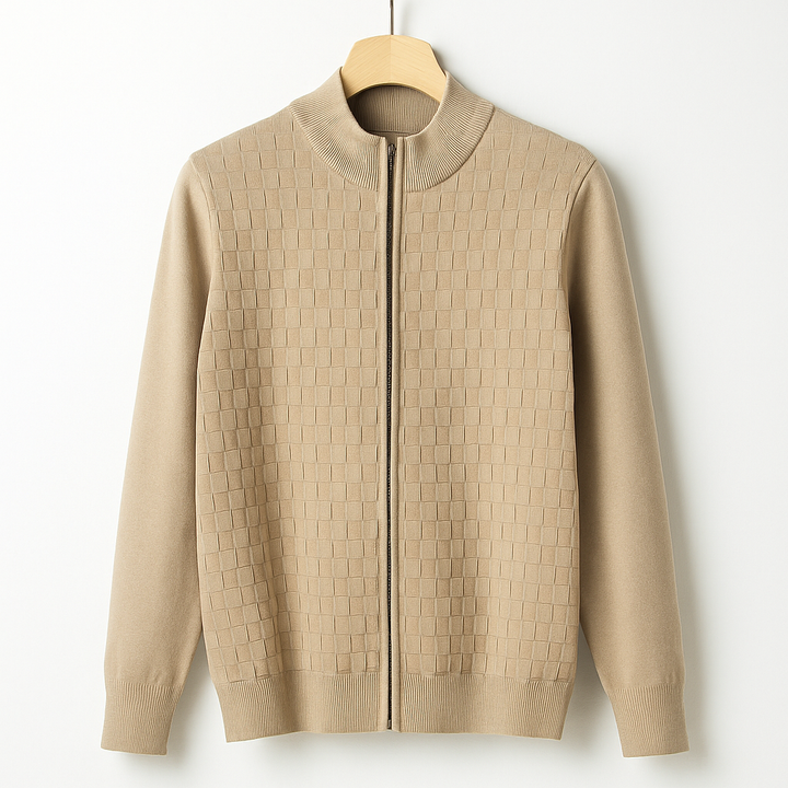 Men's Zip Cardigan - Stylish and Comfortable