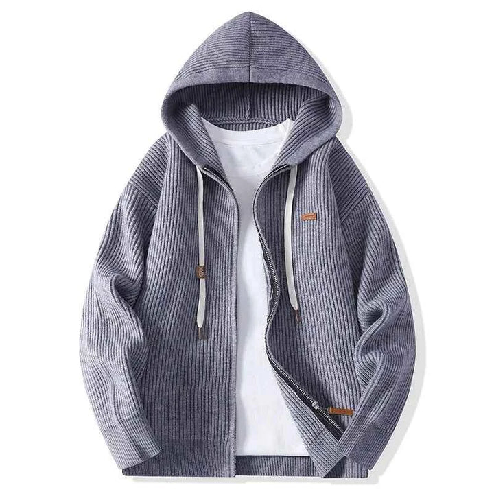 Men's Zip-Up Cardigan - Stylish and Comfortable