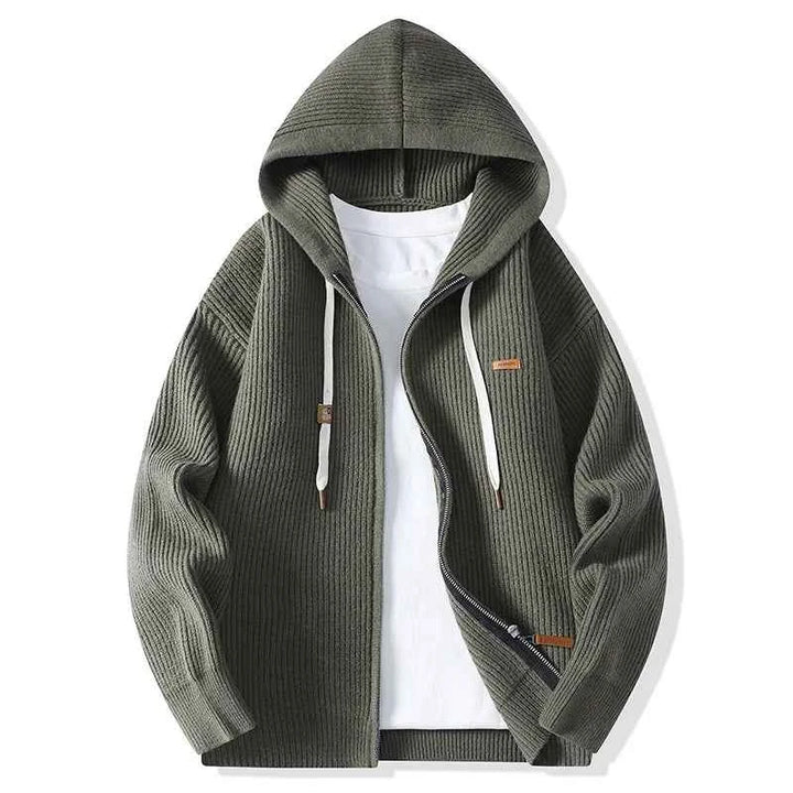 Men's Zip-Up Cardigan - Stylish and Comfortable