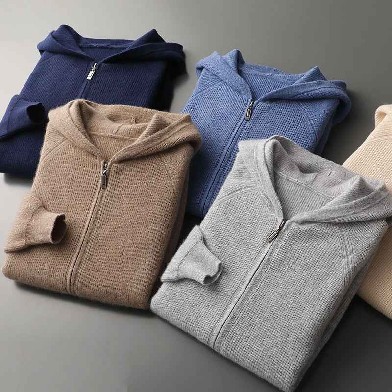 Men's Zip-Up Jacket - Stylish and Comfortable
