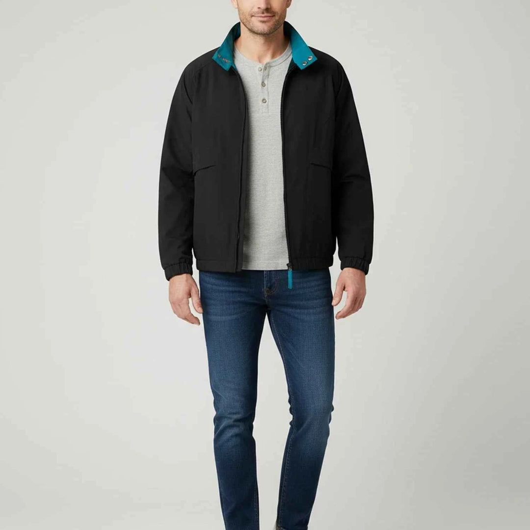 Men's Zip-Up Windbreaker Jacket