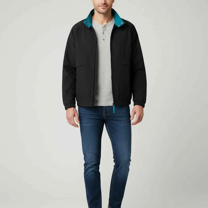 Men's Zip-Up Windbreaker Jacket