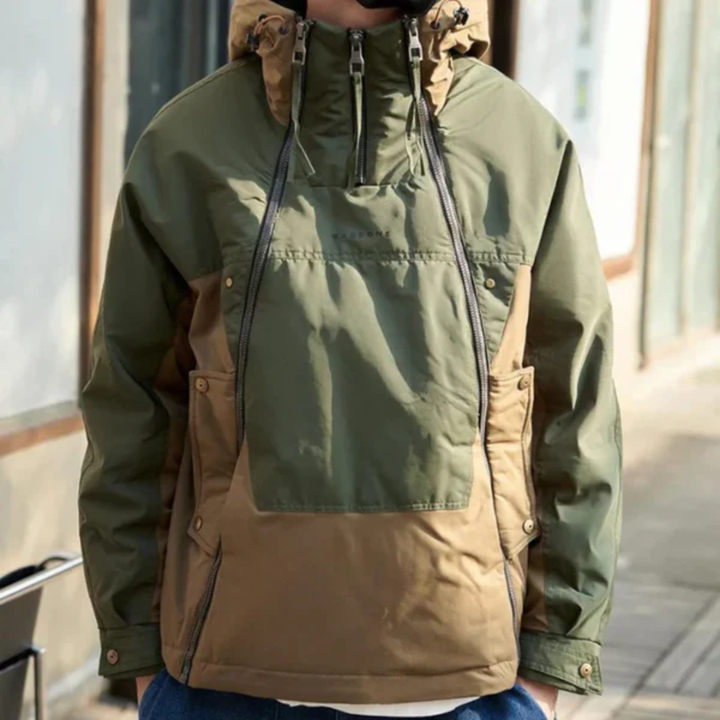 Men's Zipper Down Hooded Jacket
