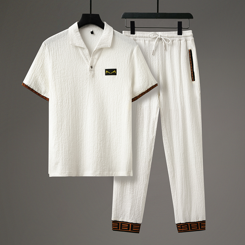 Mykonos Polo Set - Stylish & Comfortable White
