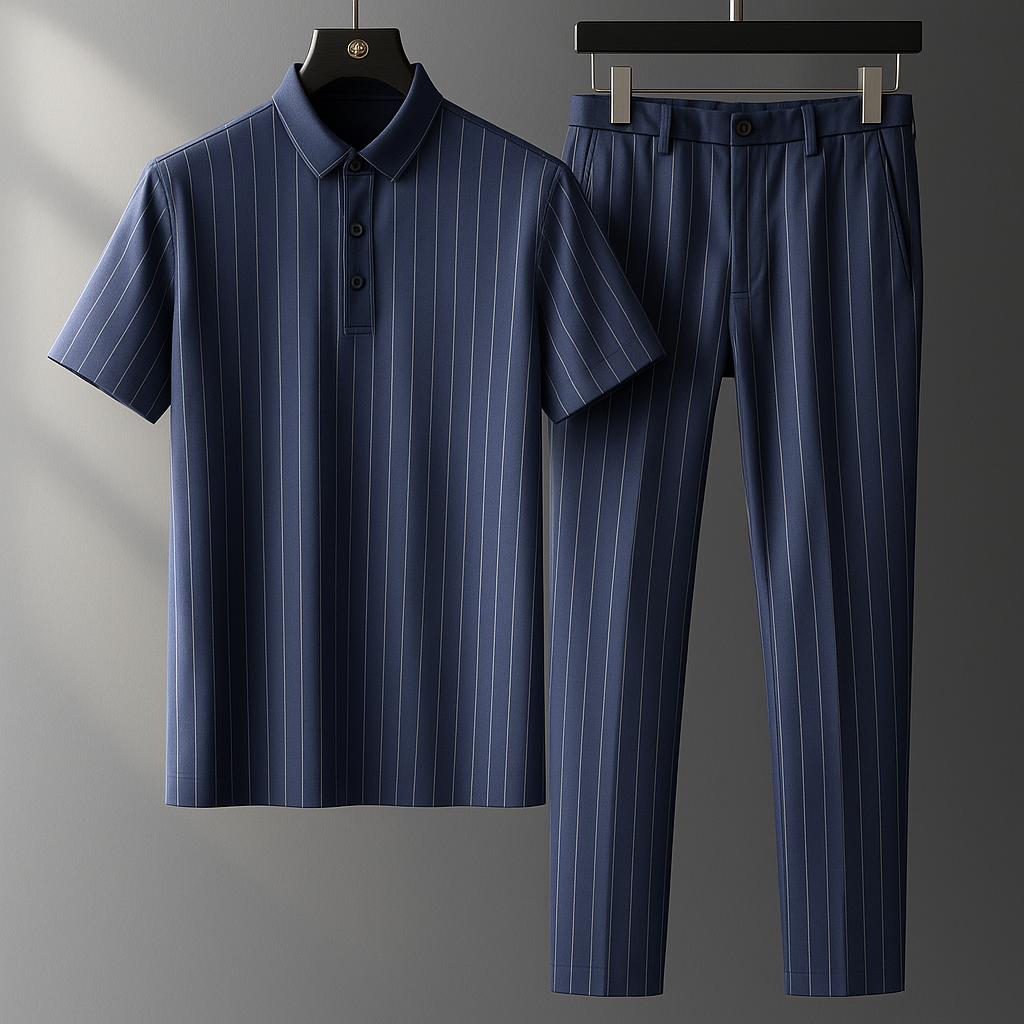 Custom Fit Polo Set Blue