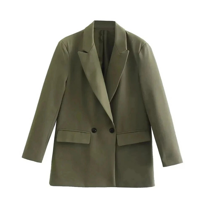 Alicia | Women's Oversized Blazer Olive Green