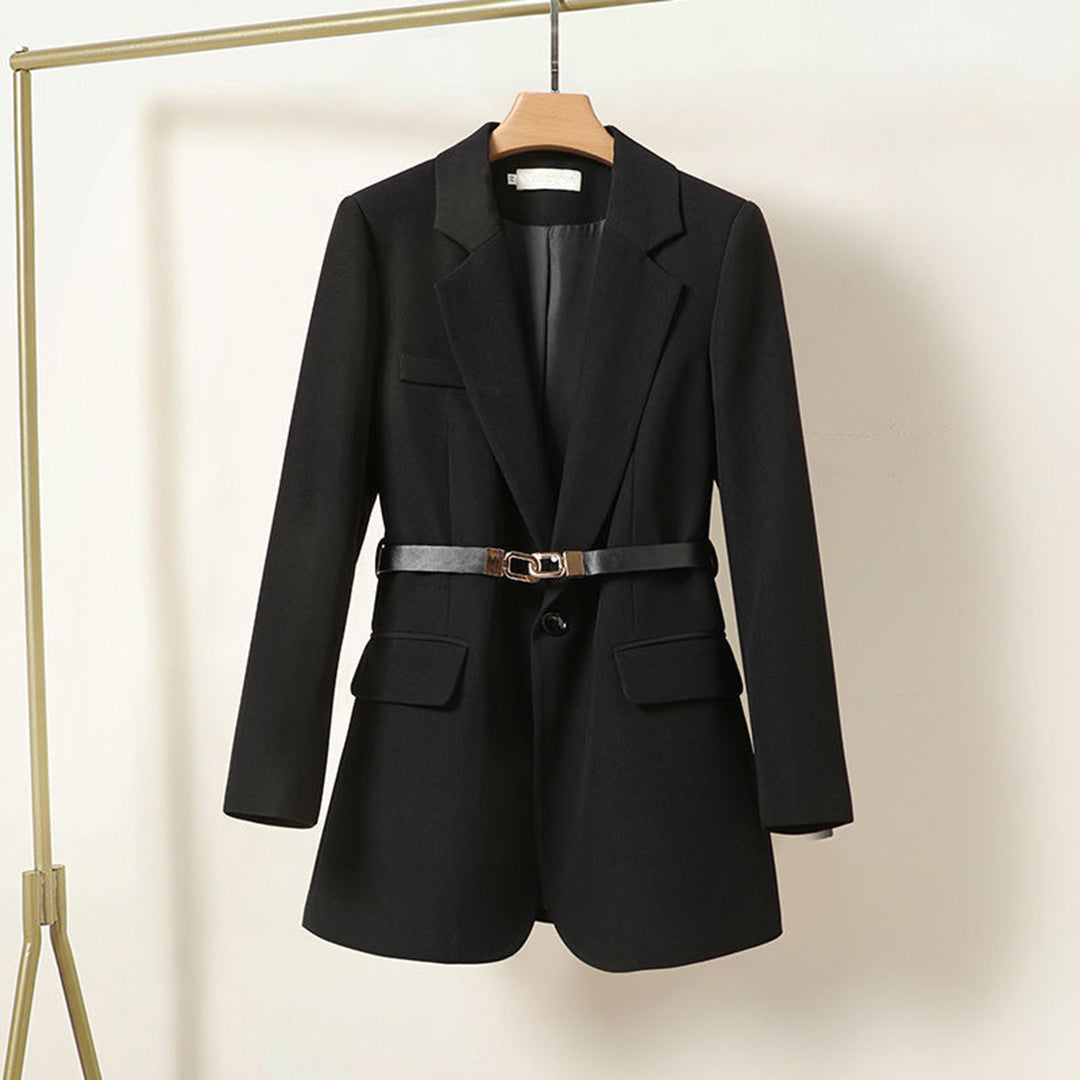 Chiana | Stylish Women's Blazer with Belt Black