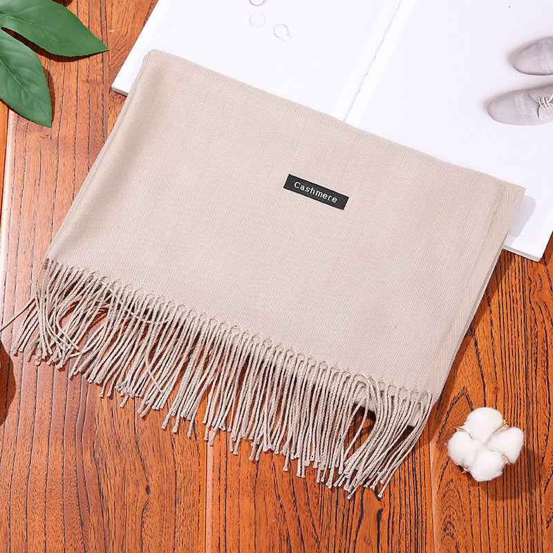 New Designer Brand Women Scarf Shawls Lady Wraps Foulard Neck Scarves Shallow Khaki