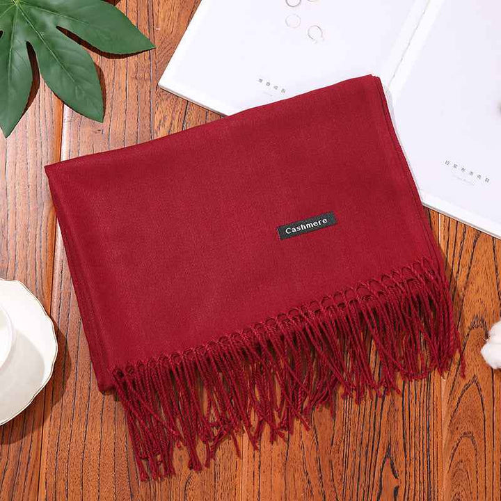 New Designer Brand Women Scarf Shawls Lady Wraps Foulard Neck Scarves Red wind