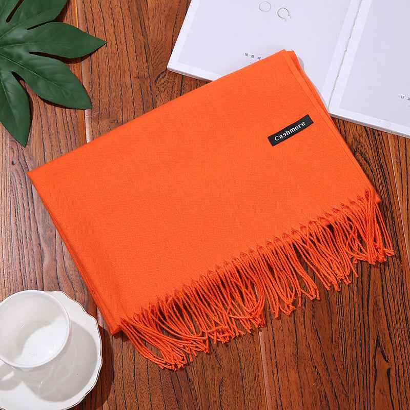 New Designer Brand Women Scarf Shawls Lady Wraps Foulard Neck Scarves Orange yellow