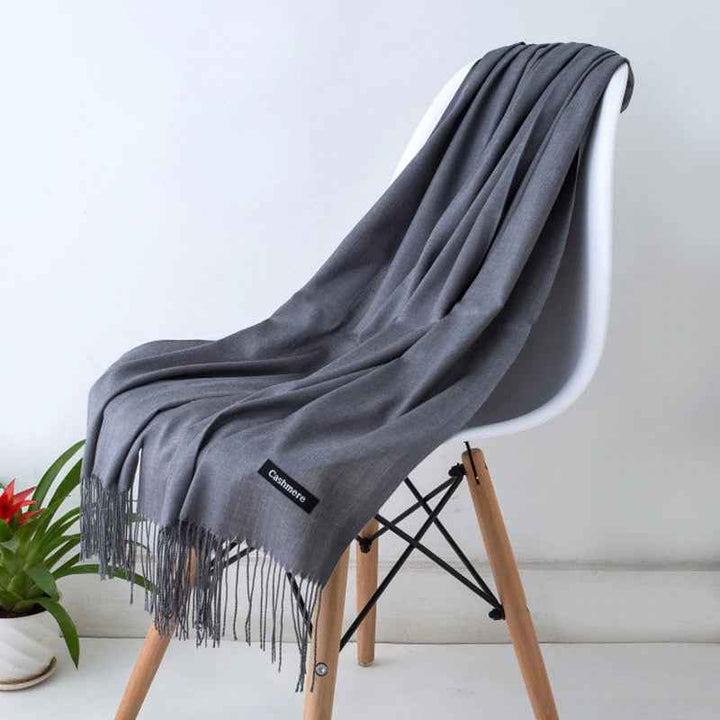 New Designer Brand Women Scarf Shawls Lady Wraps Foulard Neck Scarves Drak grey