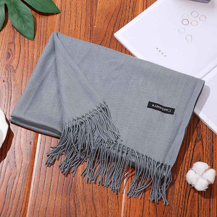 New Designer Brand Women Scarf Shawls Lady Wraps Foulard Neck Scarves Dark grey