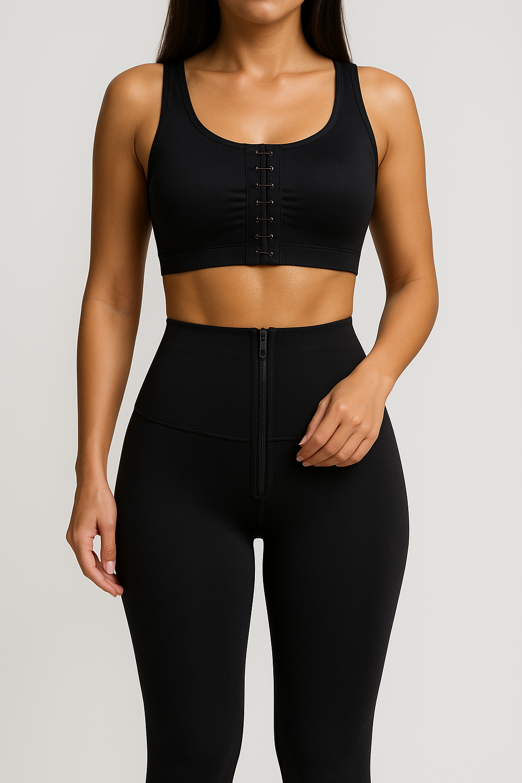 Caprina | Women's High Waist Sports Leggings with Neoprene Waistband
