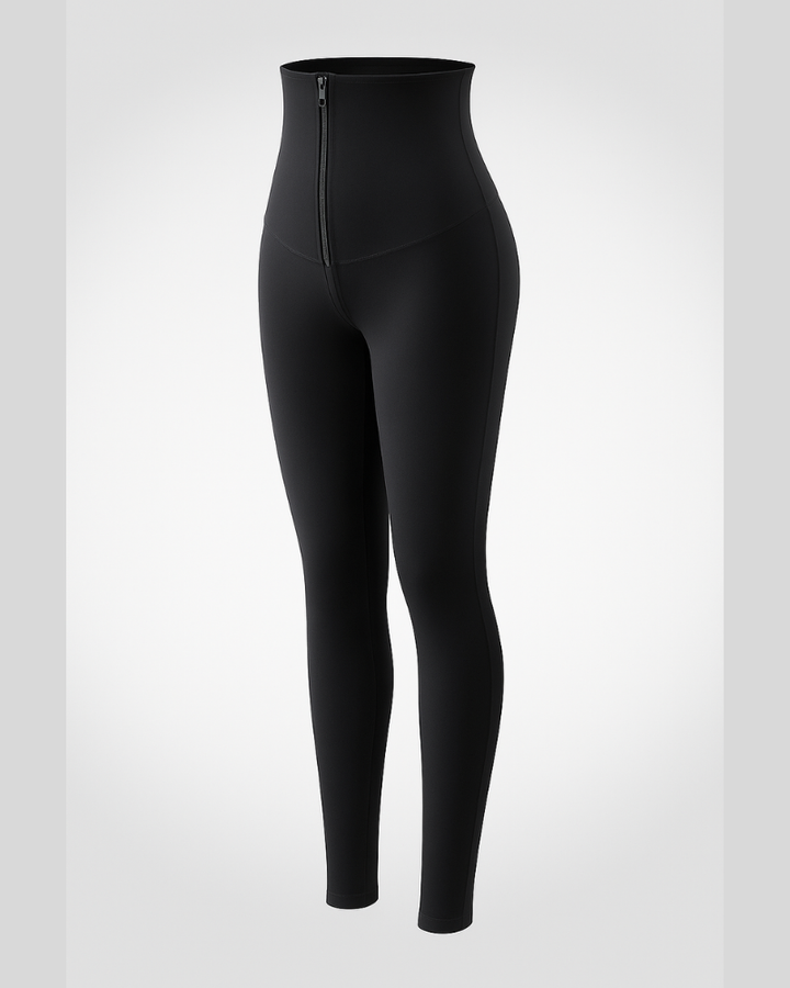 Caprina | Women's High Waist Sports Leggings with Neoprene Waistband