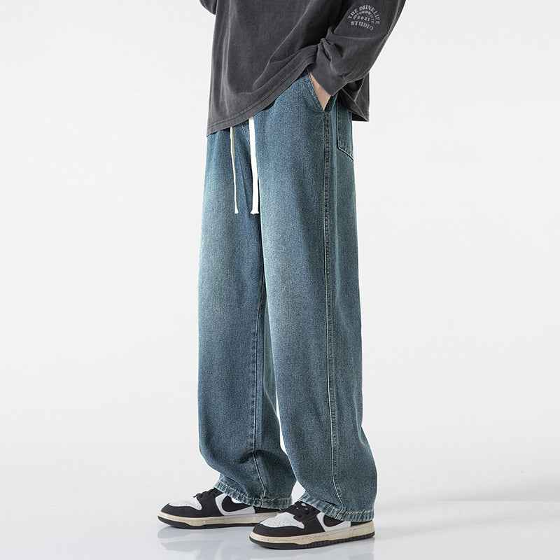 Men's Denim Jeans - Stylish and Comfortable Fit Retro Blue