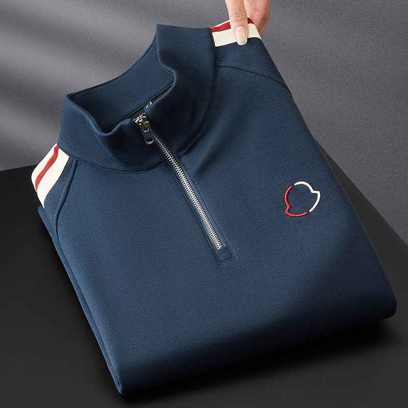 Trendy Quarter-Zip Tracksuit Set