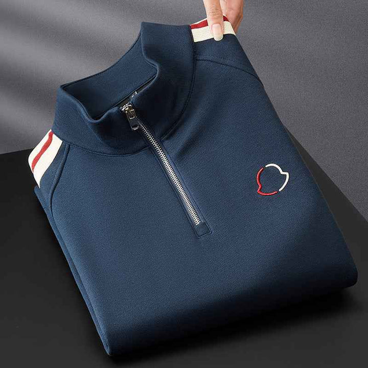 Trendy Quarter-Zip Tracksuit Set