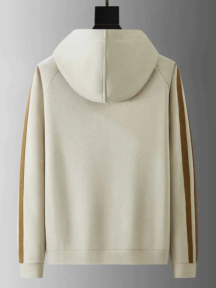Men's Regular Fit Hoodie – Soft Knit Fabric – Drawcord Hood – Embroidered Design