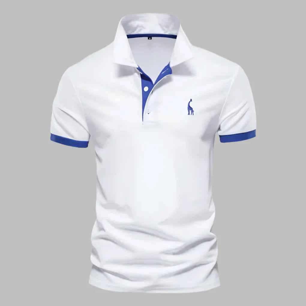 Men's Stylish Polo Shirt White