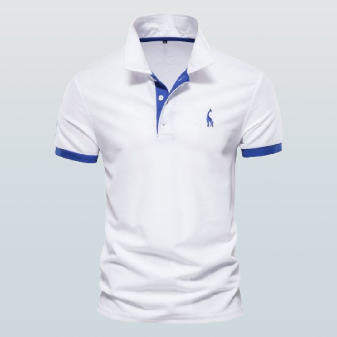 Men's Elegant Polo Shirt - Stylish Comfort White