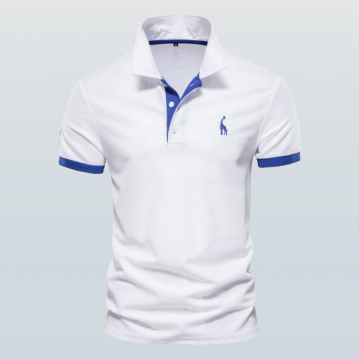 Men's Elegant Polo Shirt - Stylish Comfort White