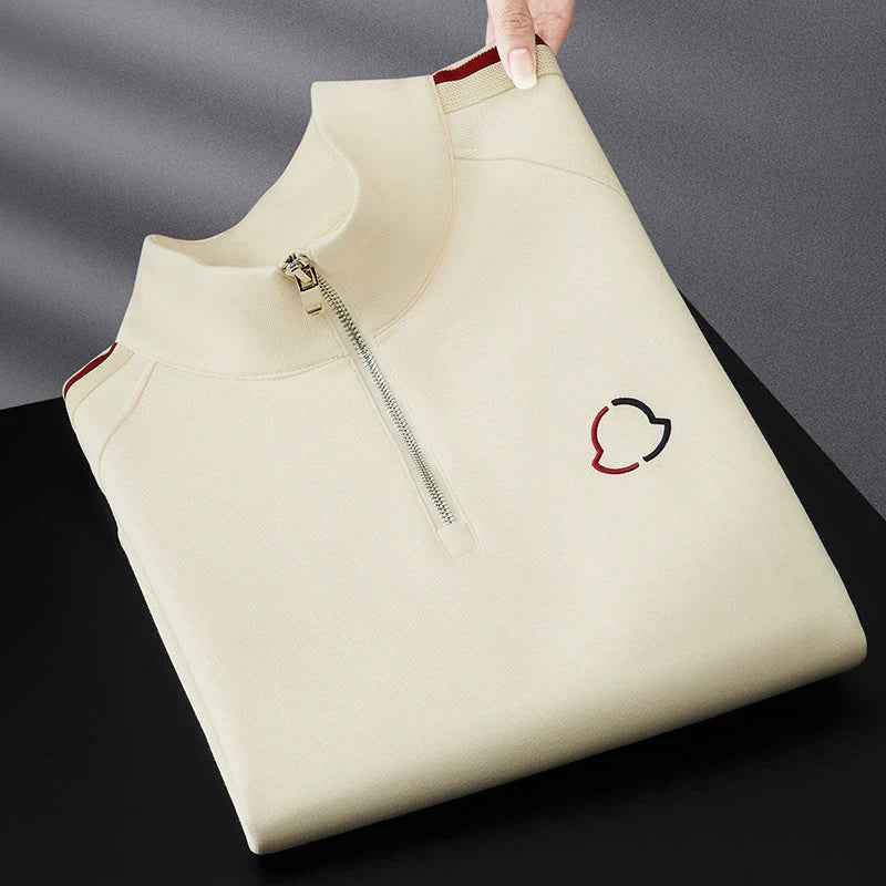 Trendy Quarter-Zip Tracksuit Set