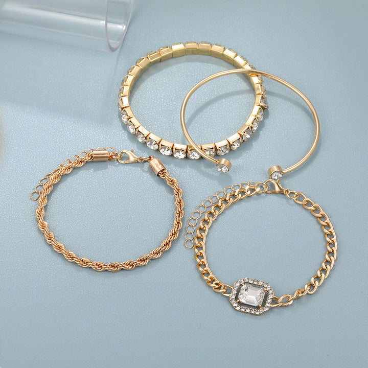 Luxe Four-Piece Bracelet Set | Women's Jewelry Collection