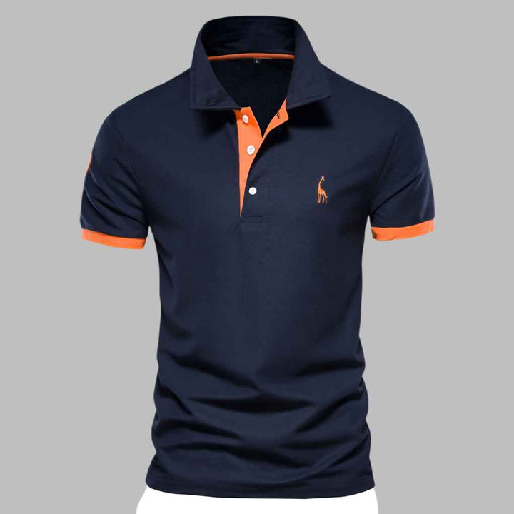 Men's Stylish Polo Shirt Navy Blue