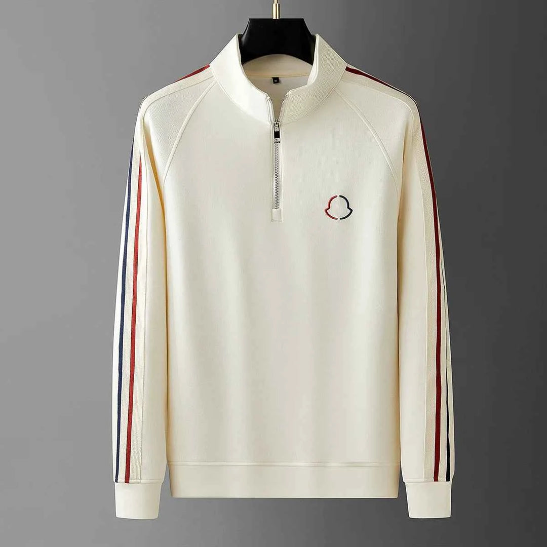 Trendy Quarter-Zip Tracksuit Set