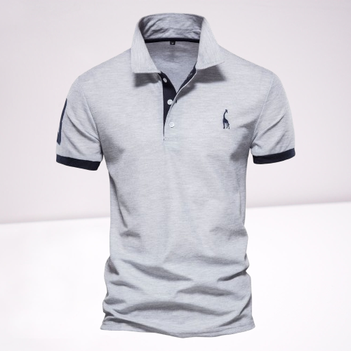 Men’s Big & Tall Premium Mesh Polo Shirt– Comfortable Casual Shirt (66) Grey