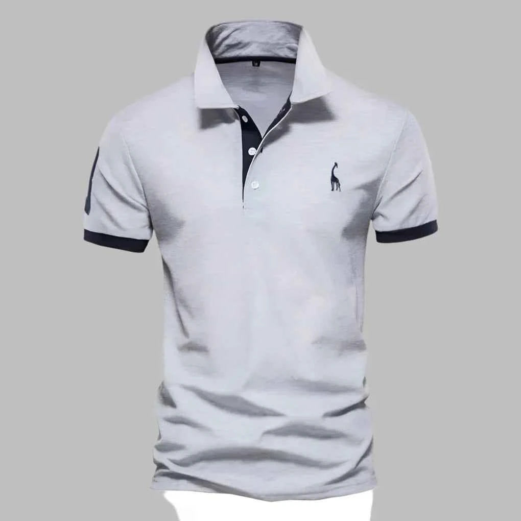 Men's Stylish Polo Shirt Gray