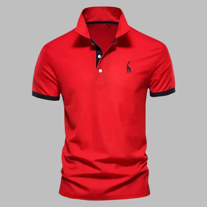 Men's Stylish Polo Shirt Red