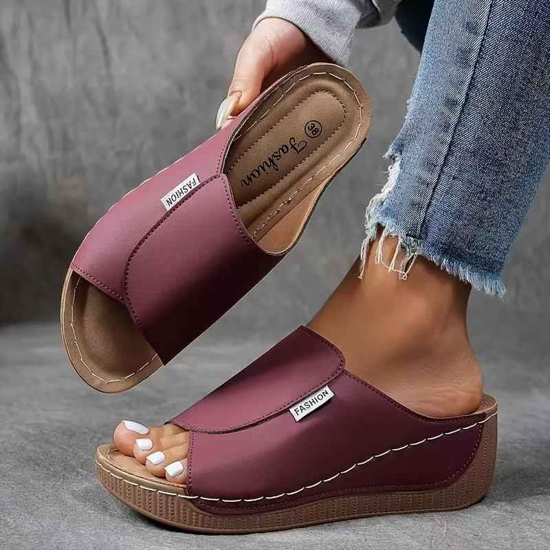 Blair | Women's Arch Support Cushioned Shoes Burgundy