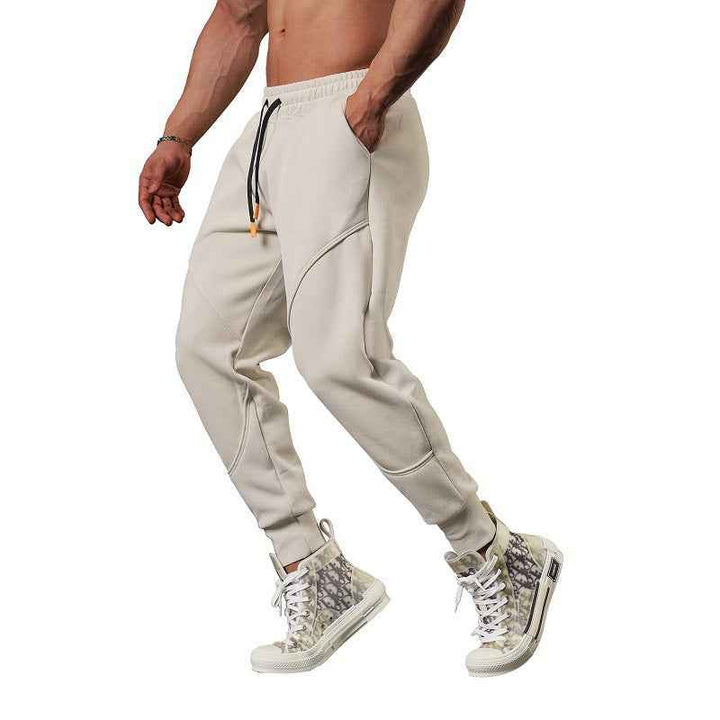 Men's Lightweight Cargo Fleece Jogging Pants - Tapered Fit