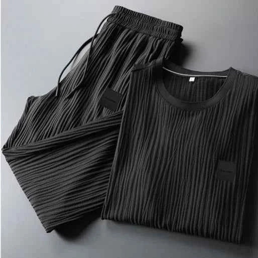 Cool Ice Silk Two-Piece Set