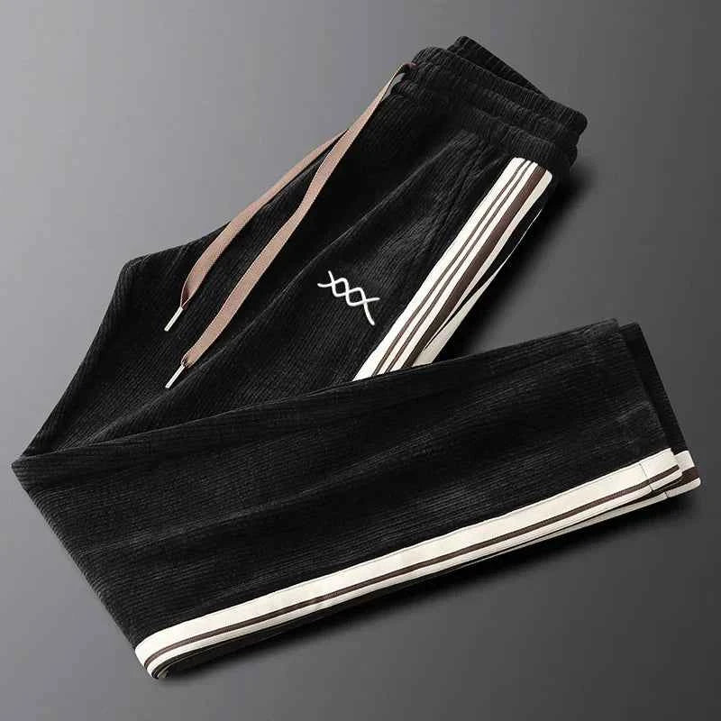Trendy Corduroy Tracksuit Set