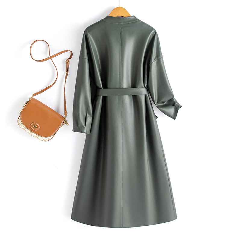 Women's Leather Blazer Dress