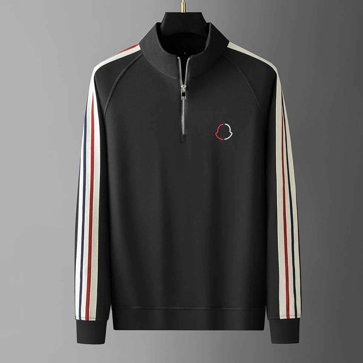 Trendy Quarter-Zip Tracksuit Set