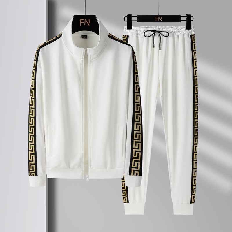 Premium Eclipse Tracksuit Set - Hype Collection White