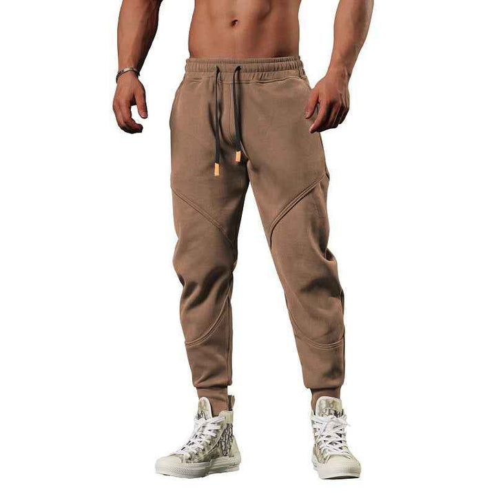 Men's Lightweight Cargo Fleece Jogging Pants - Tapered Fit Koffie