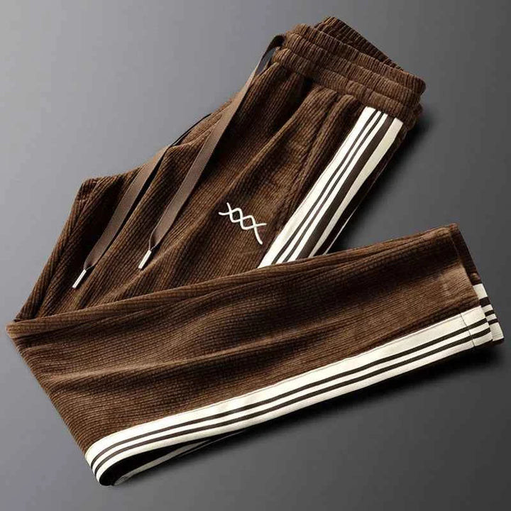 Trendy Corduroy Tracksuit Set