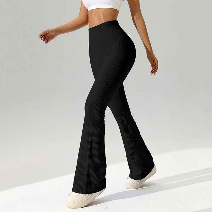 Women's Cloud Ribbed Pants - Comfortable and Stylish Black