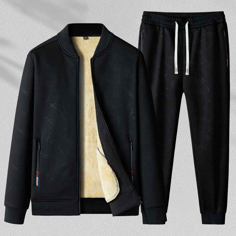 SubZero Sherpa Tracksuit Collection Jet Black
