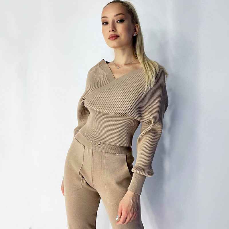Wrap-Style Tracksuit Set for Ultimate Comfort