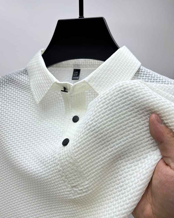 Men's Stylish Performance Polo Shirt White